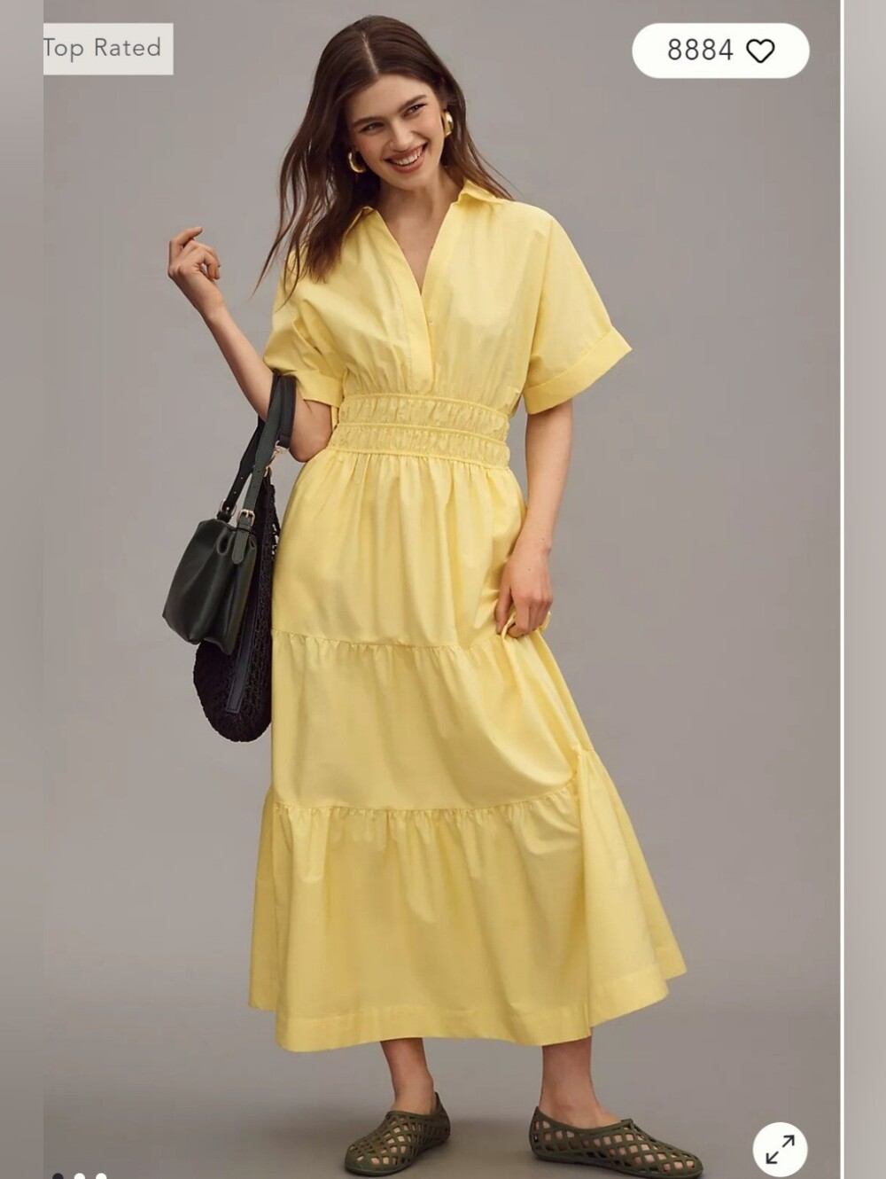 Anthropologie Summerset Maxi Shirt Dress 🌸 Size XL